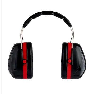 Cuffie auricolari 3M™ PELTOR™ Optime™ III, 35 dB, nero/rosso, bardatura temporale, H540A-411-SV | 1 pezzo - immagine 4