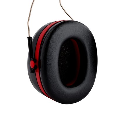 Cuffie auricolari 3M™ PELTOR™ Optime™ III, 35 dB, nero/rosso, bardatura temporale, H540A-411-SV | 1 pezzo - immagine 2